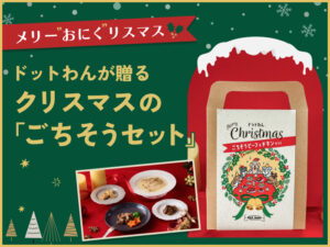 【送料無料キャンペーン中】ドットわんが贈るクリスマスの「ごちそうセット」